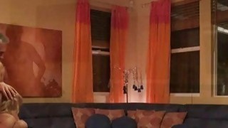 Cheating Blonde Housewife Riding Dick In Livingroom Thumbnail