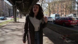 Redhead josie gets unexpected double penetration gangbang - 5 men fuck her big ass doggy style Thumbnail