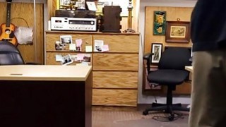 Blonde stripper pounded by pawn keeper in exchange for money Thumbnail