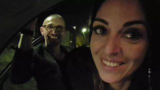 Hot italian amateur party - big tits wife fucked hard doggy style outdoor Thumbnail