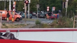 Daring PUBLIC teens group street sex act orgy gangbang in broad daylight Thumbnail