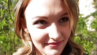 Czech babe gives BJ and ripped for cash Thumbnail