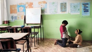 Hot indian school girl 18yo fucked hard in classroom - desi teen in uniform Thumbnail